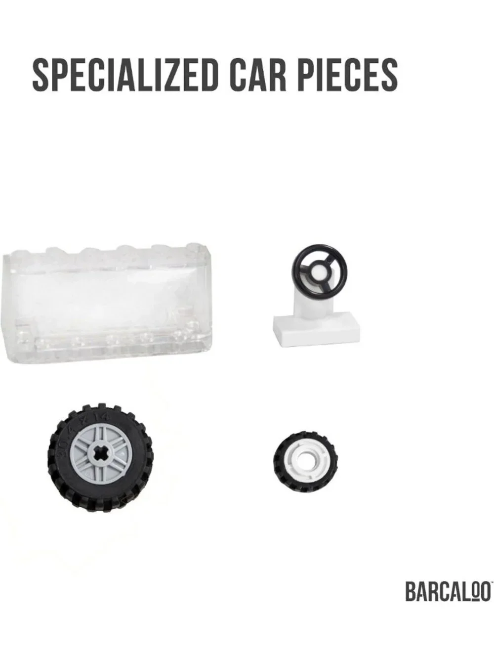 400-Piece Car Building Set with Wheels, Axles, Windshields & Bonus Bricks